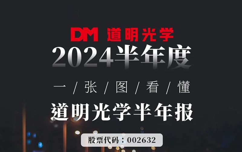 2024半年度丨一張圖看懂道明光學(xué)半年報(bào)